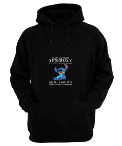 People Should Not Expecting Normal From Me Stitch Hoodie