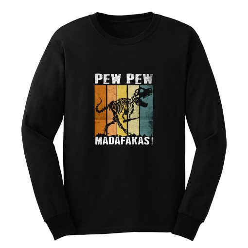 Pew Pew Madafakas Vintage Dinosaurs Long Sleeve