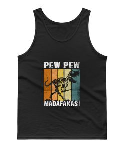 Pew Pew Madafakas Vintage Dinosaurs Tank Top