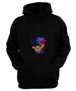 Police Cat Hat Naughty Cat Pop Art Hoodie