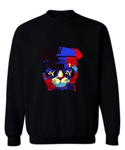 Police Cat Hat Sweatshirt