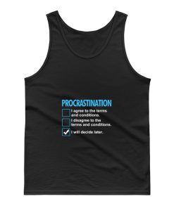 Procrastination Policy Tank Top