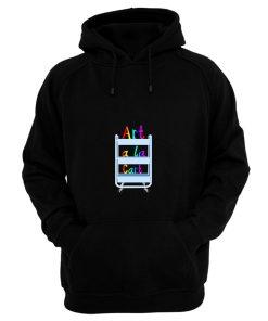 Rainbow Art A La Cart Teacher Hoodie