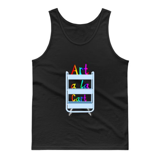 Rainbow Art A La Cart Teacher Tank Top