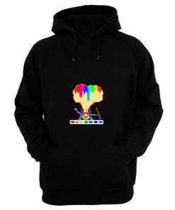 Rainbow Drip Painting Can Hoodie