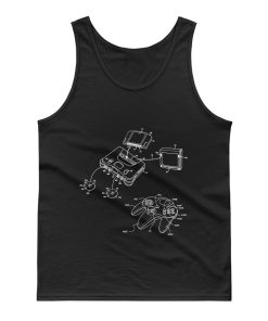 Retro Lineart 64 Tank Top