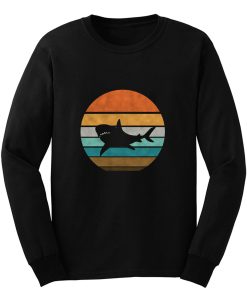 Retro Shark Costume Megalodon Shark Long Sleeve