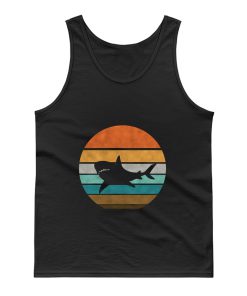 Retro Shark Costume Megalodon Shark Tank Top