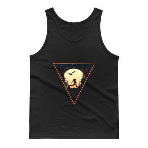 Run And Owl Tank Top