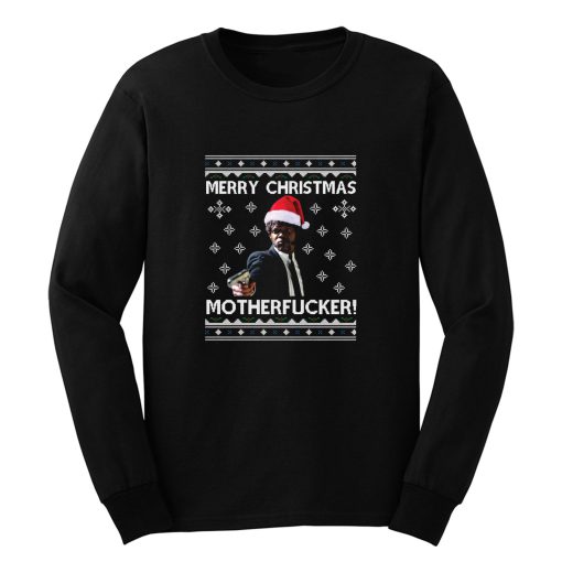 Samuel L Jackson Merry Christmas Motherfucker Pulp Fiction Long Sleeve