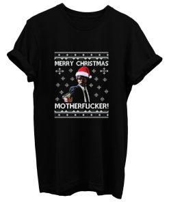 Samuel L Jackson Merry Christmas Motherfucker Pulp Fiction T Shirt