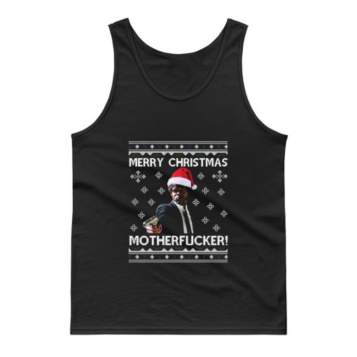 Samuel L Jackson Merry Christmas Motherfucker Pulp Fiction Tank Top