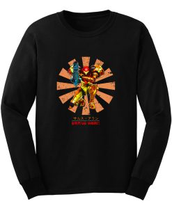 Samus Aran Retro Japanese Long Sleeve