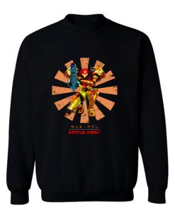 Samus Aran Retro Japanese Sweatshirt