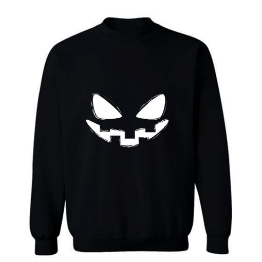 Scary Face Of Monster For Halloween Sweatshirt