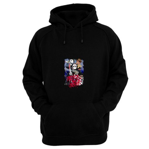 Scary Halloween Trick Or Treat Horror Friends Halloween Night Hoodie