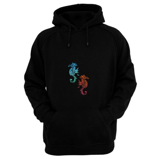 Seahorse Tattoo Duo Hoodie