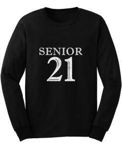 Seniors 21 Class Of 2021 Retro Long Sleeve