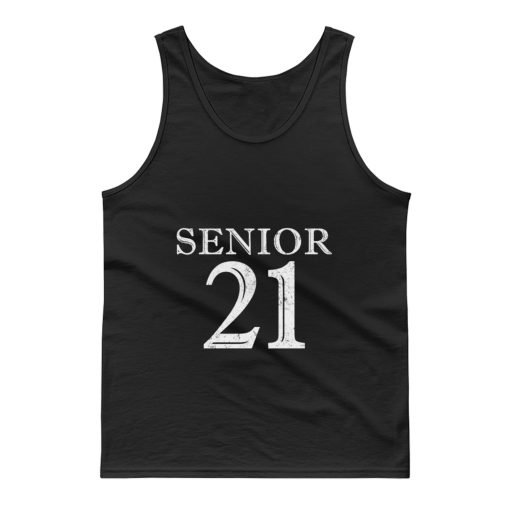 Seniors 21 Class Of 2021 Retro Tank Top