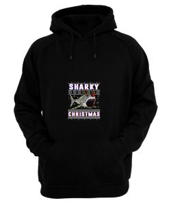 Sharky Christmas Ugly Sweater Gifts Idea Hoodie