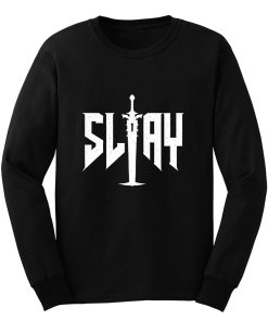 Slay White Long Sleeve