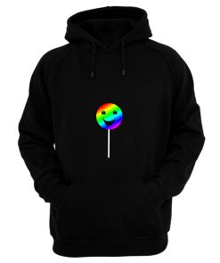 Smiling Rainbow Lollipop Hoodie