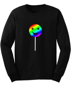 Smiling Rainbow Lollipop Long Sleeve