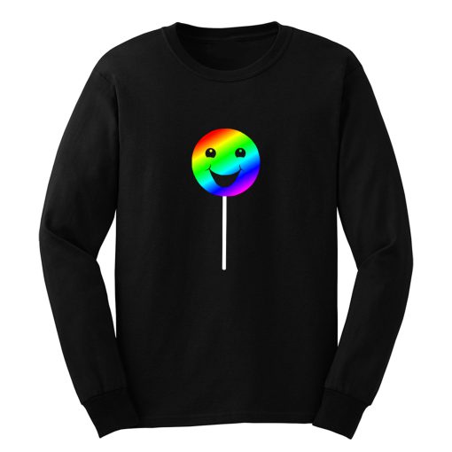 Smiling Rainbow Lollipop Long Sleeve