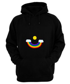 Smiling Rainbow Sky Hoodie