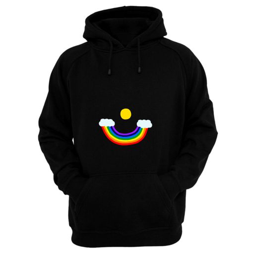 Smiling Rainbow Sky Hoodie