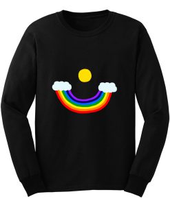 Smiling Rainbow Sky Long Sleeve