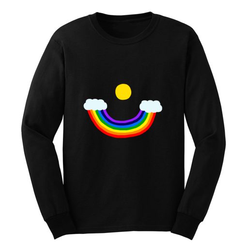 Smiling Rainbow Sky Long Sleeve