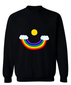 Smiling Rainbow Sky Sweatshirt