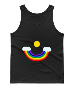 Smiling Rainbow Sky Tank Top