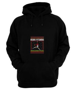 Softball Pitcher Ugly Christmas Hoodie