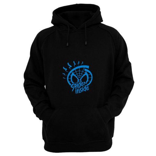 Spider Inside Blue Hoodie