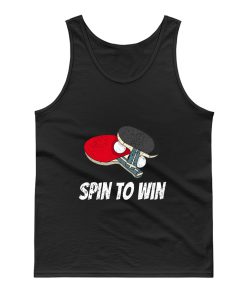 Spin To Win Table Tennis Tank Top