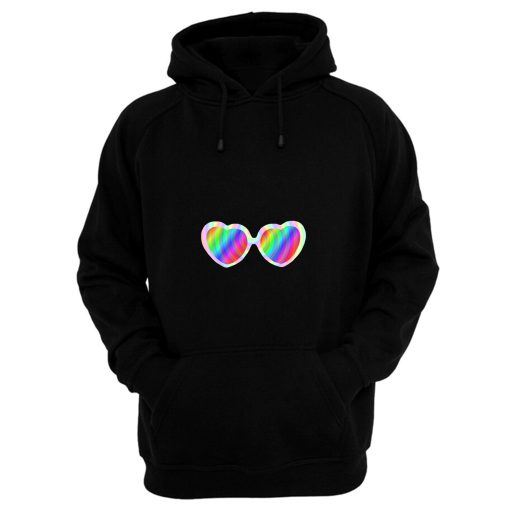 Spiral Hypnotize Heart Sunglasses Hoodie