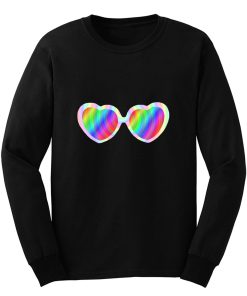 Spiral Hypnotize Heart Sunglasses Long Sleeve