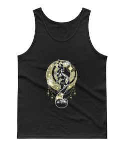 Starry Black Moon Tank Top