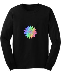 Supernova Rainbow Flower Long Sleeve