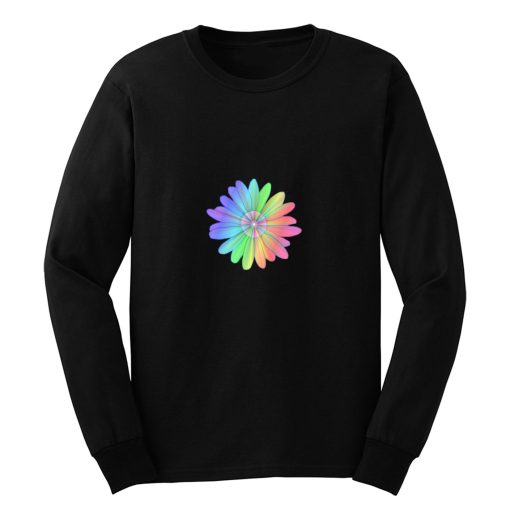 Supernova Rainbow Flower Long Sleeve