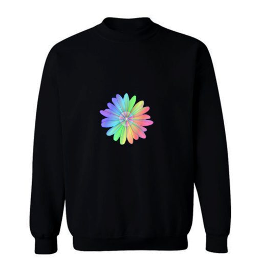 Supernova Rainbow Flower Sweatshirt