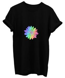 Supernova Rainbow Flower T Shirt