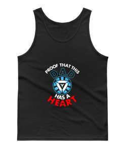 This Dad Has A Heart Tank Top