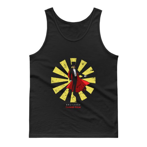 Tuxedo Mask Retro Japanese Tank Top