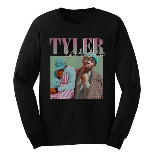 Tyler The Creator 90s Vintage Black Rapper Long Sleeve