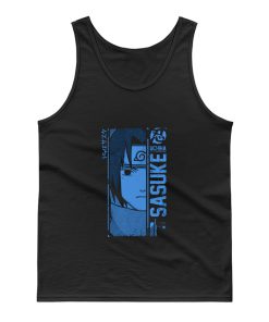 Uchiha Sasuke Blue Tank Top