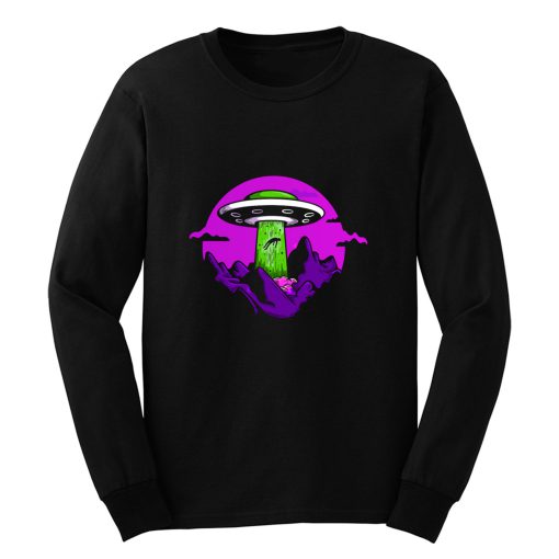 Ufo Abduction Yikes Long Sleeve