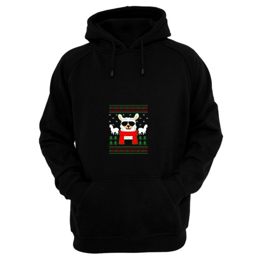 Ugly Christmas Llama Sweater Hoodie